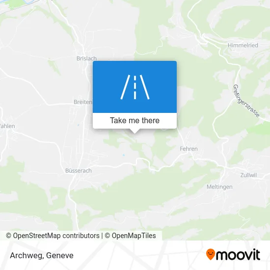 Archweg map