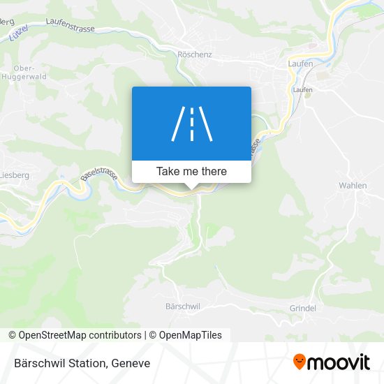 Bärschwil Station map