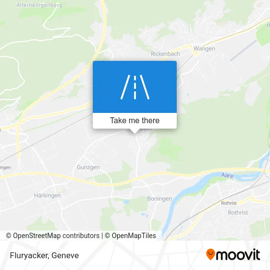 Fluryacker map