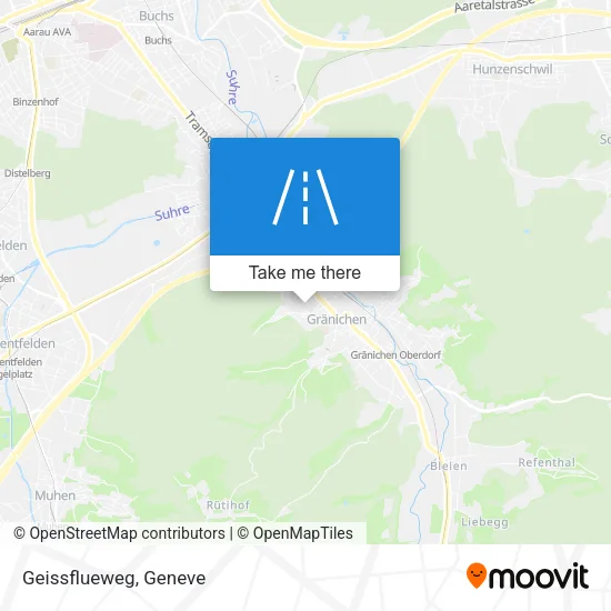 Geissflueweg map