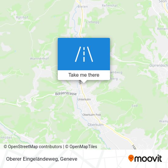 Oberer Eingeländeweg map