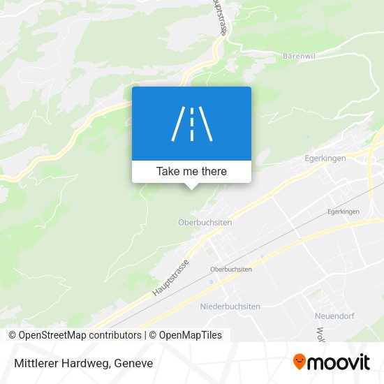 Mittlerer Hardweg map
