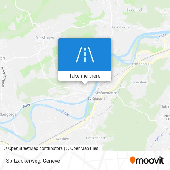 Spitzackerweg map