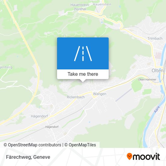 Färechweg map