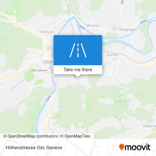 Höhenstrasse Ost map