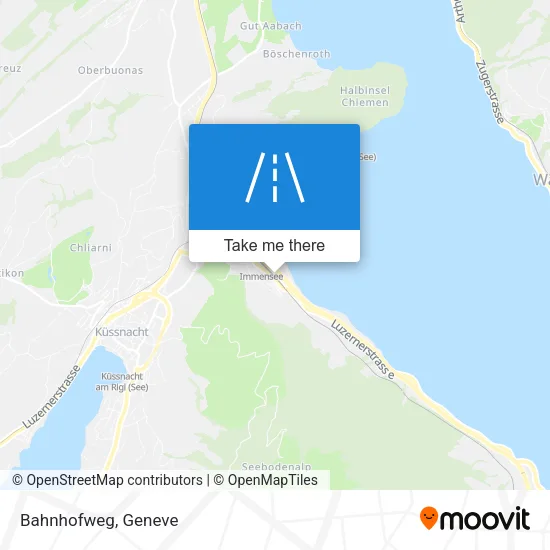 Bahnhofweg map