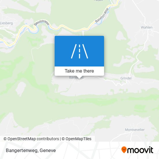 Bangertenweg map