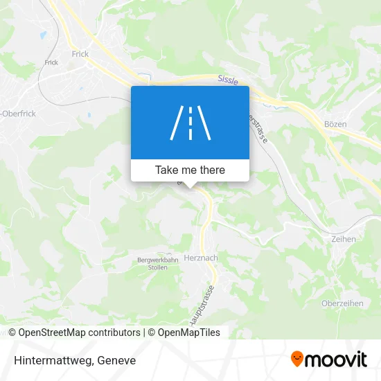 Hintermattweg map