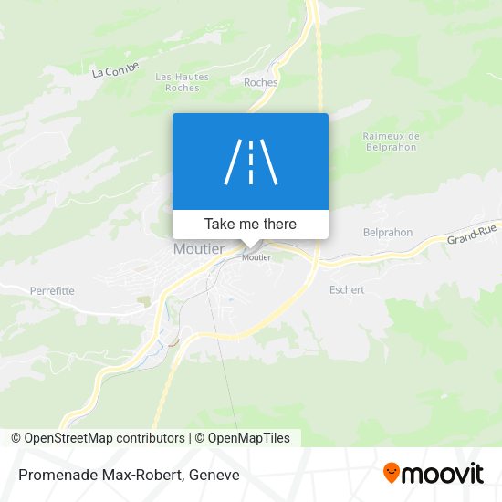 Promenade Max-Robert map