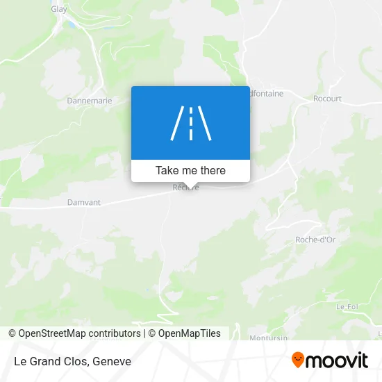 Le Grand Clos map