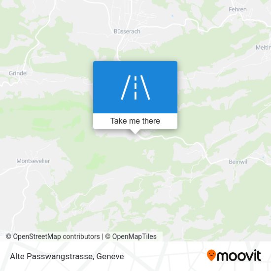 Alte Passwangstrasse map