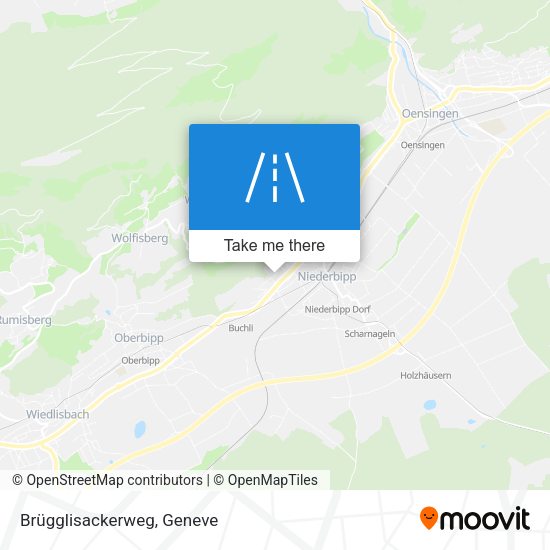 Brügglisackerweg map