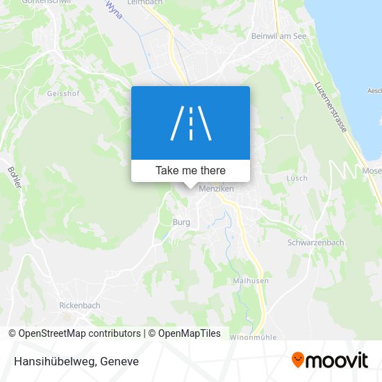 Hansihübelweg map