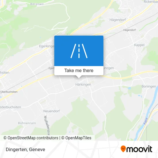 Dingerten map
