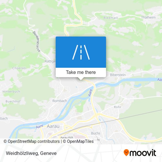 Weidhölzliweg map