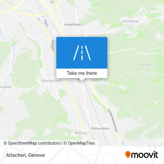 Altachen map