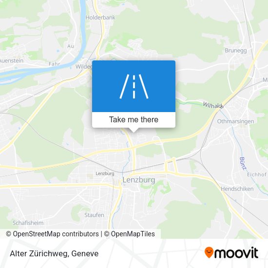 Alter Zürichweg map