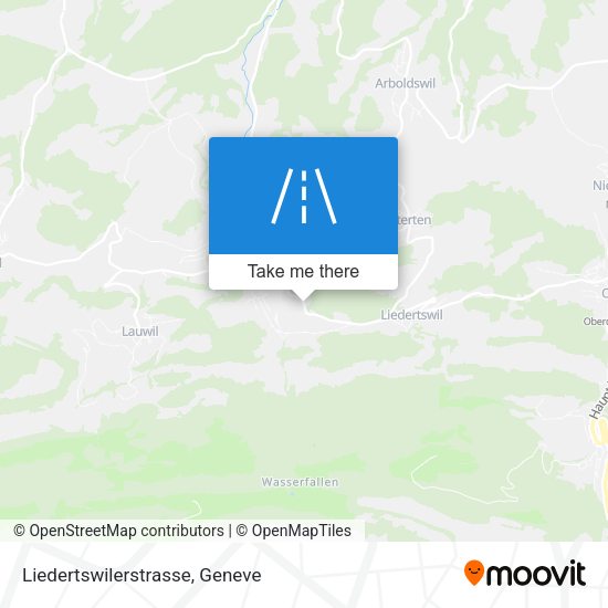 Liedertswilerstrasse map