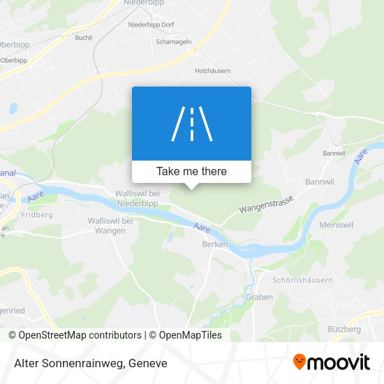 Alter Sonnenrainweg map