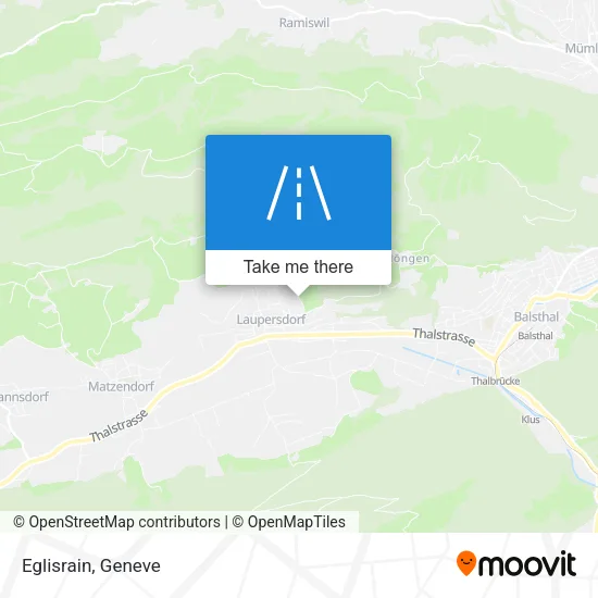 Eglisrain map