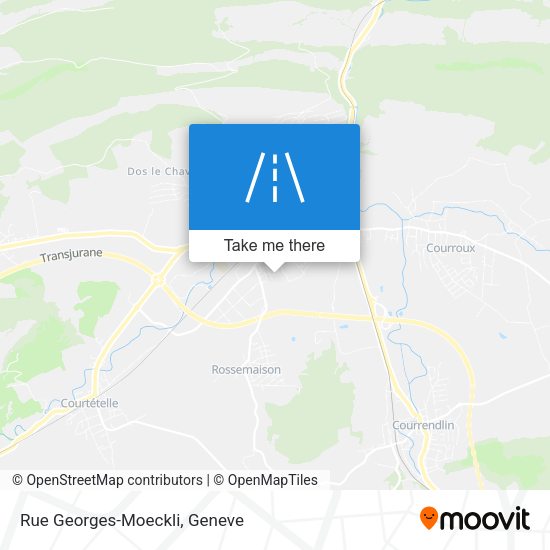 Rue Georges-Moeckli map