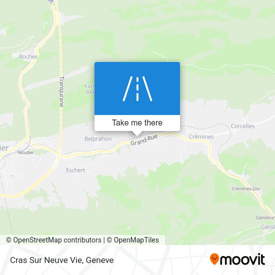Cras Sur Neuve Vie map