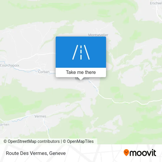Route Des Vermes map