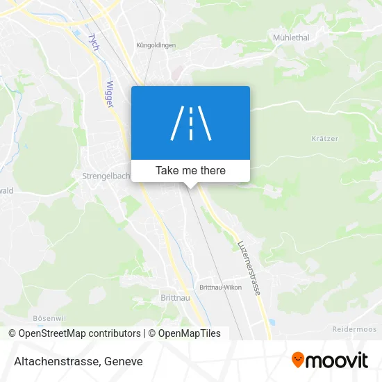 Altachenstrasse map