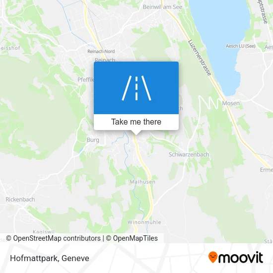 Hofmattpark map
