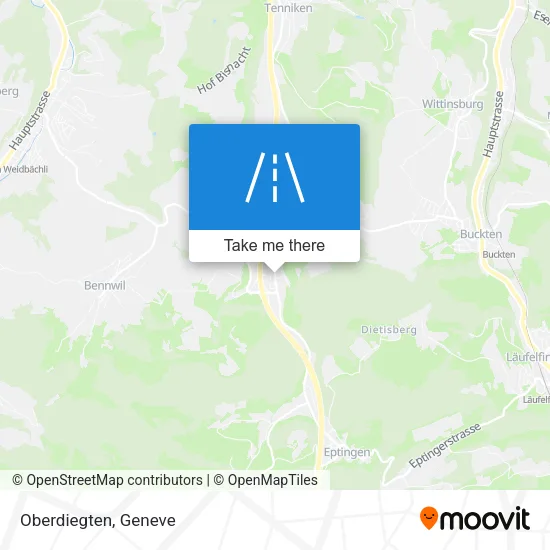 Oberdiegten map