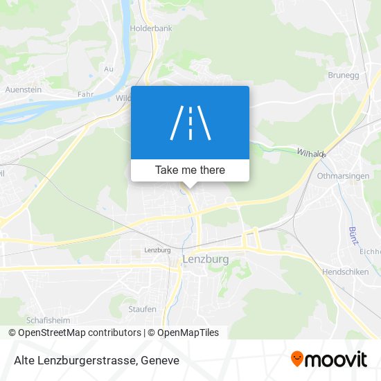 Alte Lenzburgerstrasse plan