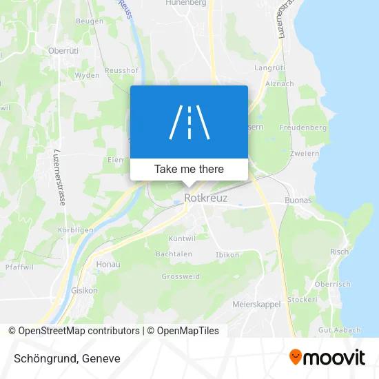 Schöngrund map