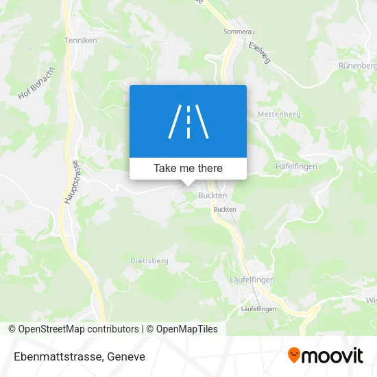 Ebenmattstrasse map