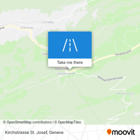 Kirchstrasse St. Josef map