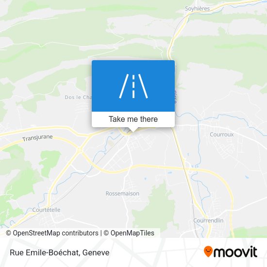 Rue Emile-Boéchat map