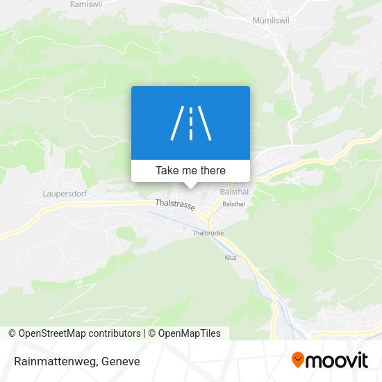 Rainmattenweg map