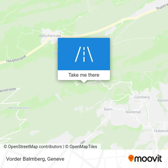 Vorder Balmberg map