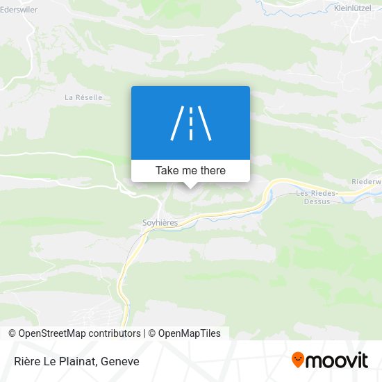 Rière Le Plainat map