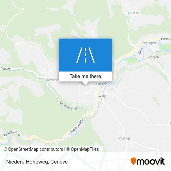 Niedere Höheweg map