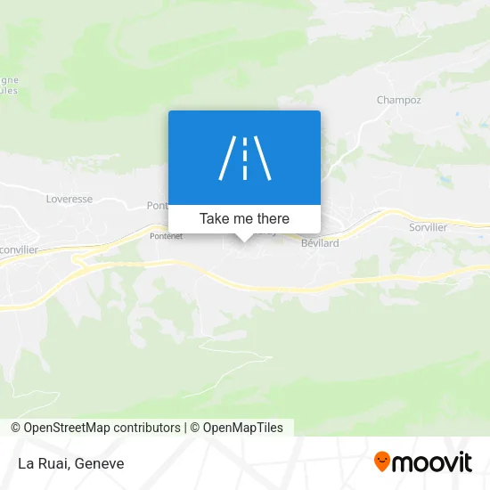 La Ruai map