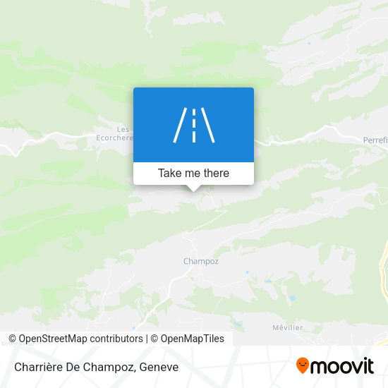 Charrière De Champoz map