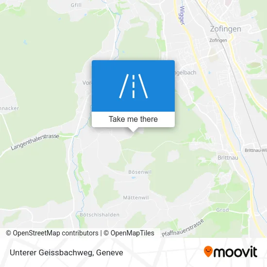 Unterer Geissbachweg map
