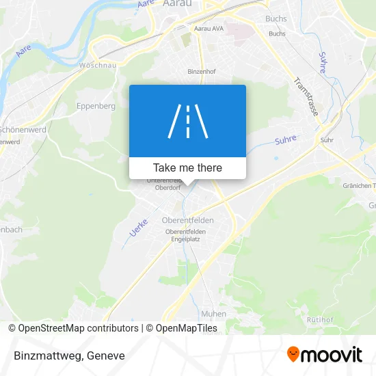 Binzmattweg map