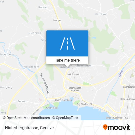 Hinterbergstrasse map