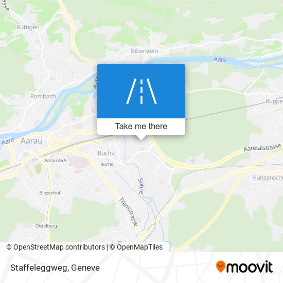 Staffeleggweg map