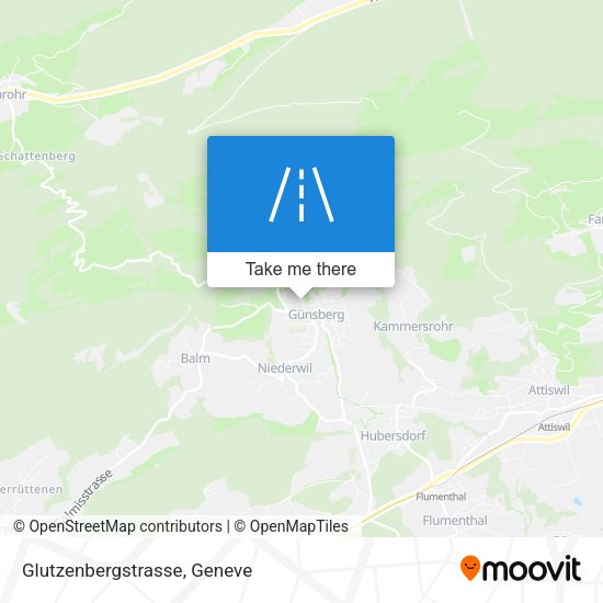 Glutzenbergstrasse map