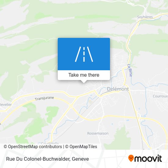 Rue Du Colonel-Buchwalder map
