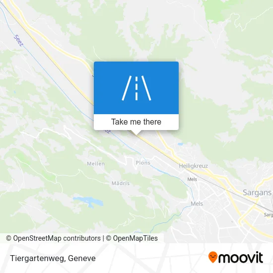 Tiergartenweg map