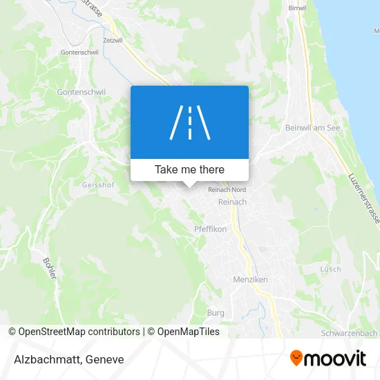 Alzbachmatt map