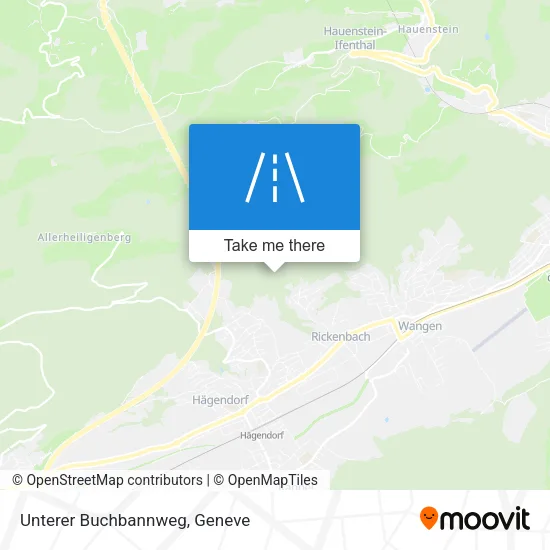 Unterer Buchbannweg map